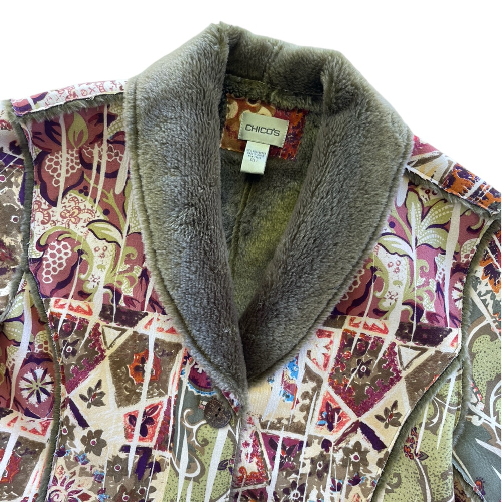 Chico’s Multi-Color Coat